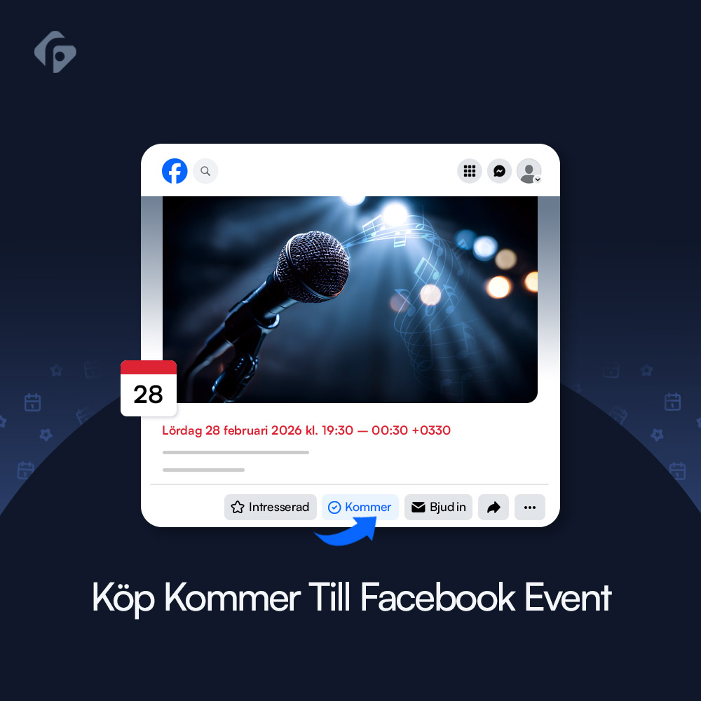 Köp Facebook Eventdeltaganden