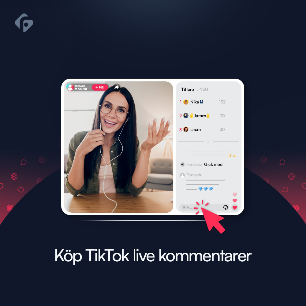 TikTok Live kommentarer