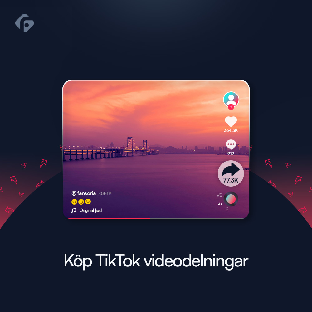 Köp TikTok videodelningar