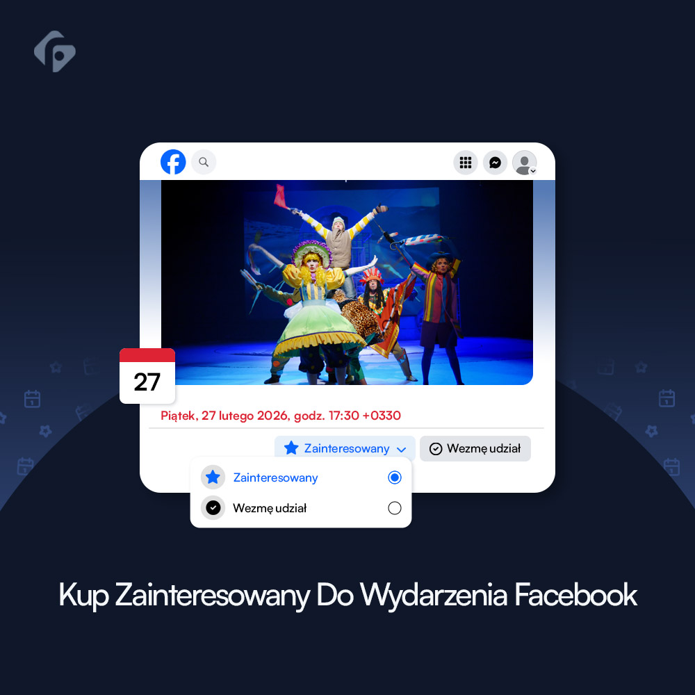 Kup Zainteresowany do wydarzenia Facebook