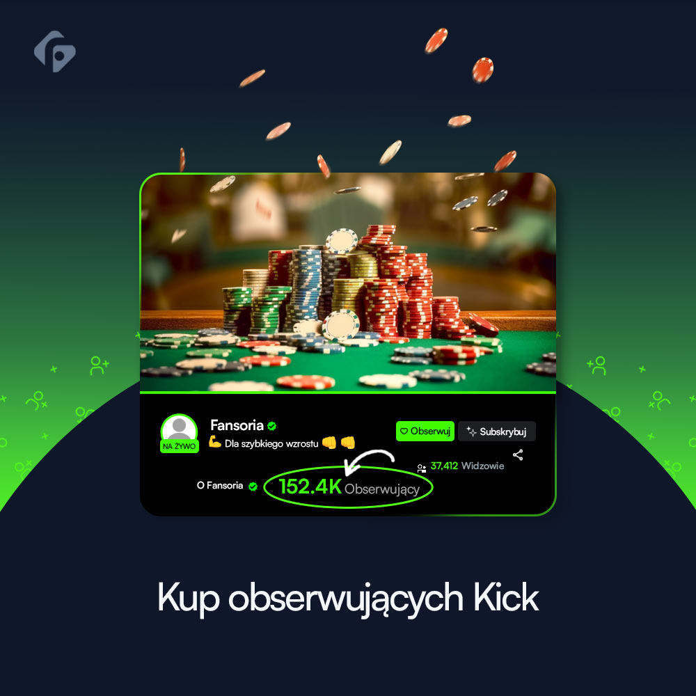 Kup Obserwujących na Kick