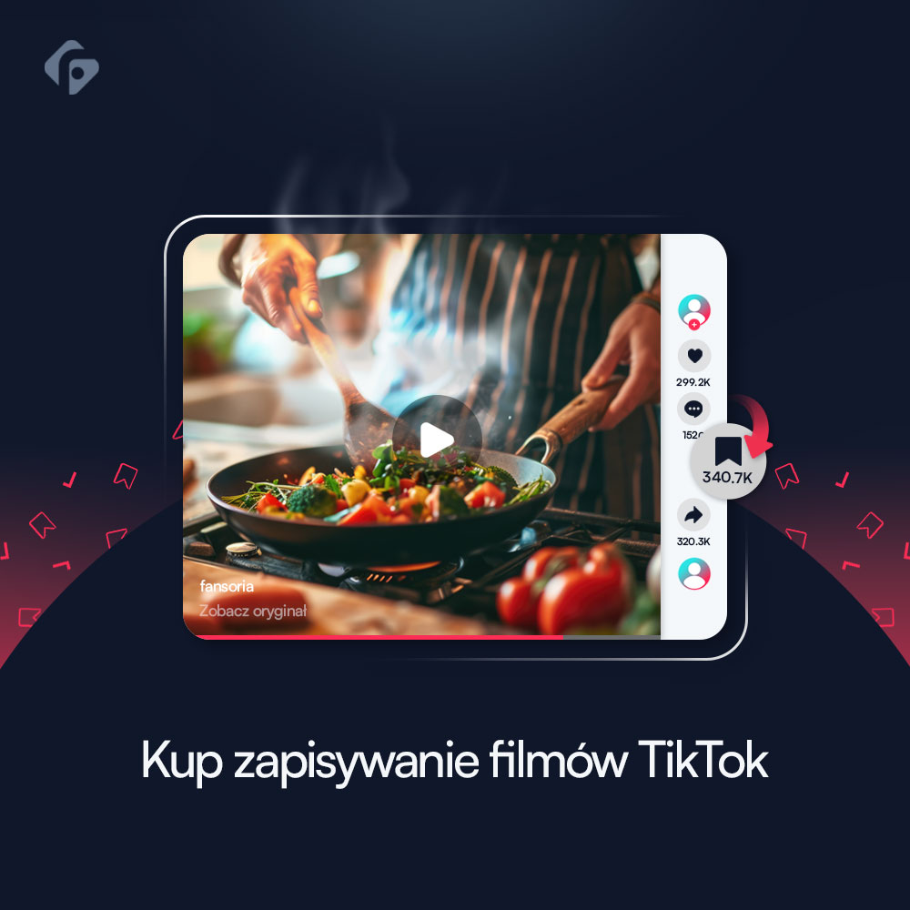 Kup zapisy wideo TikTok